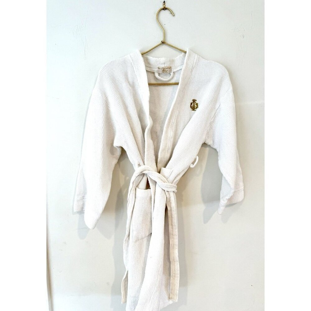 Bal a Versailles Bathrobe Womens - Paris France - White Kimono Style Tie Closure